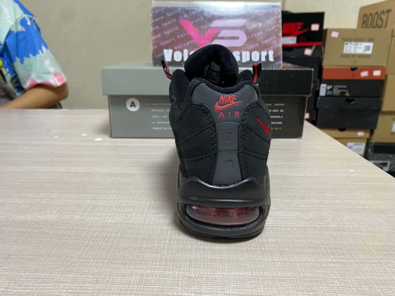 Nike air max 95 black red 104220-006