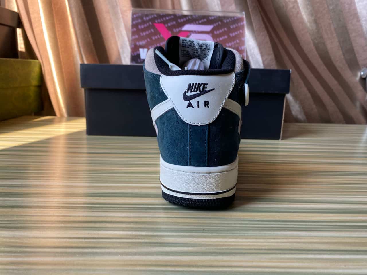 Nike Air Force 1 07 Mid Sail White Dark Green Grey DE6933-865