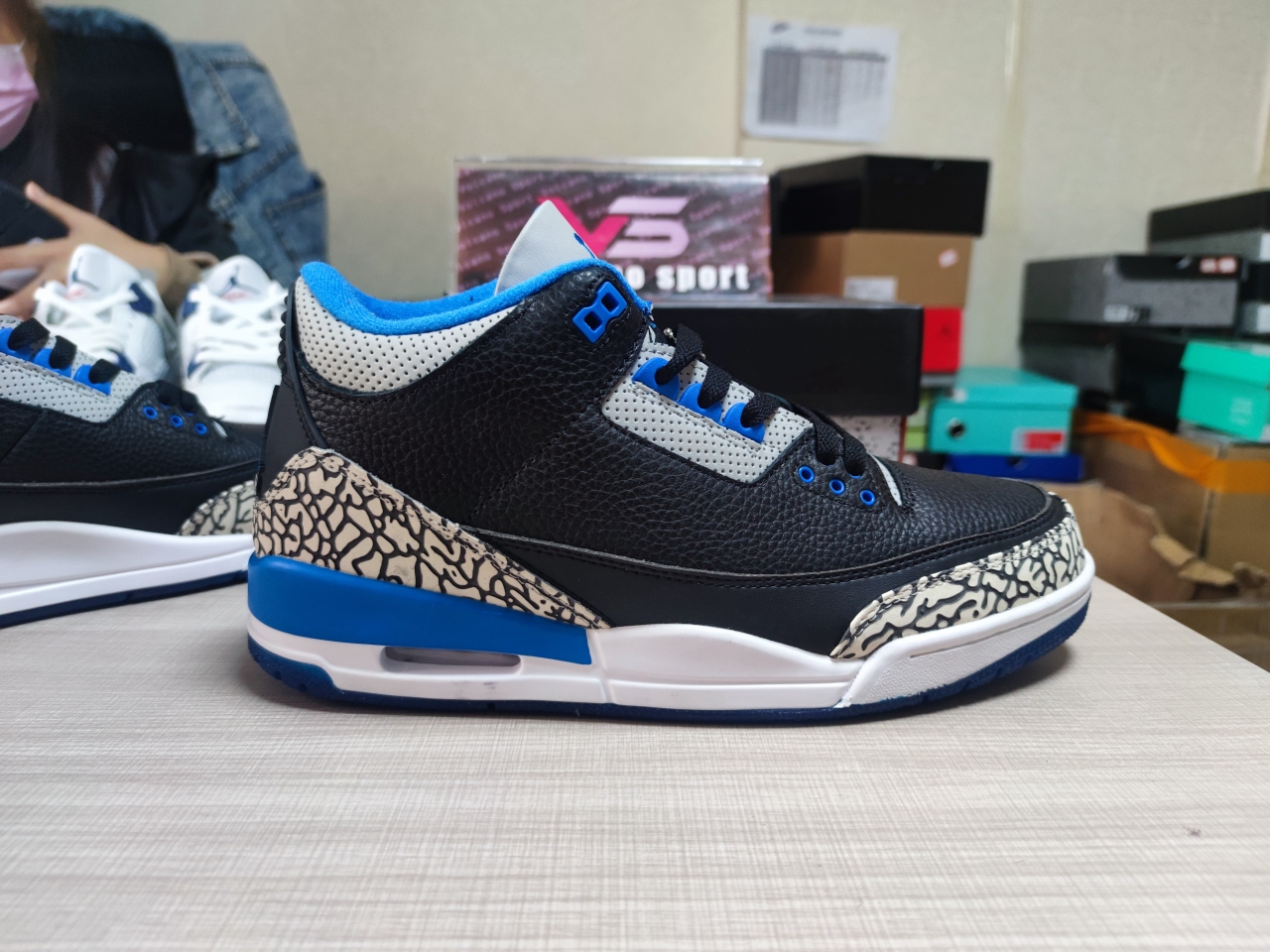 Jordan 3 Retro Sport Blue 136064 007