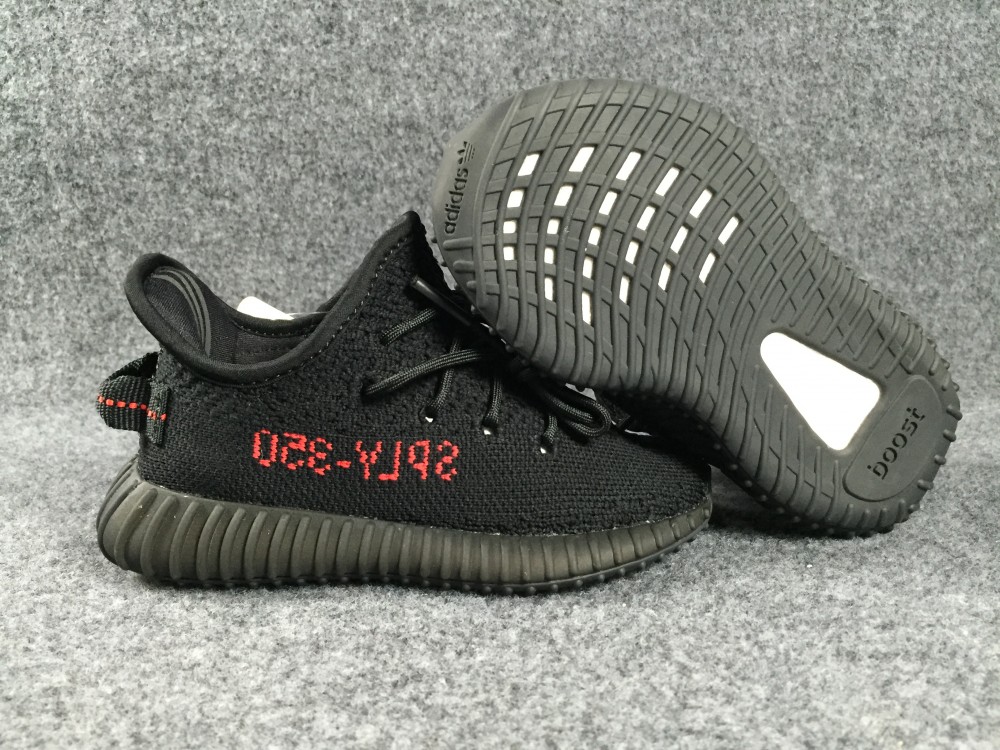 Yeezy Boost 350 V2 Black Red (Infants)