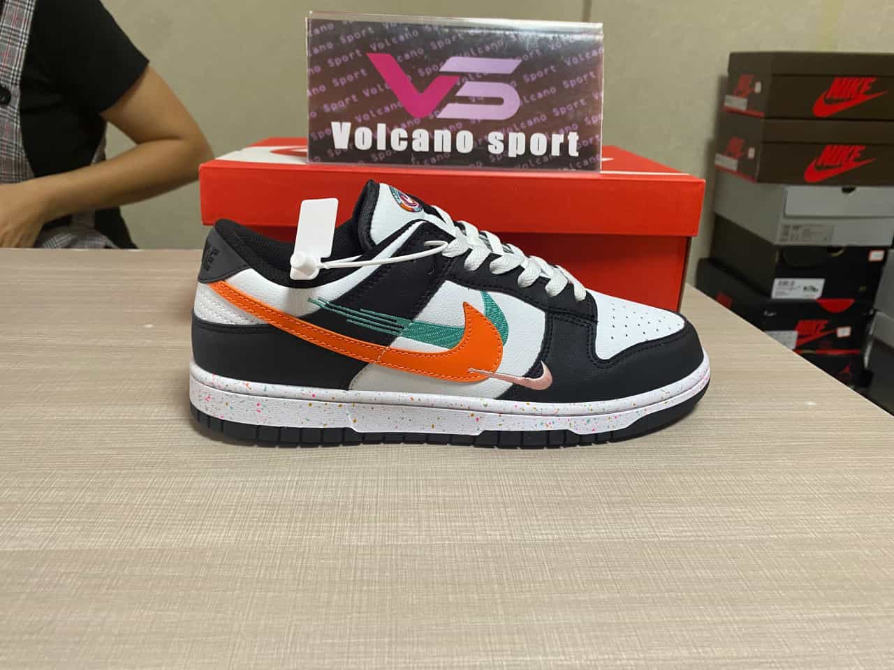 Nike Dunk Low Multiple Swooshes White Washed Teal FD4623-131