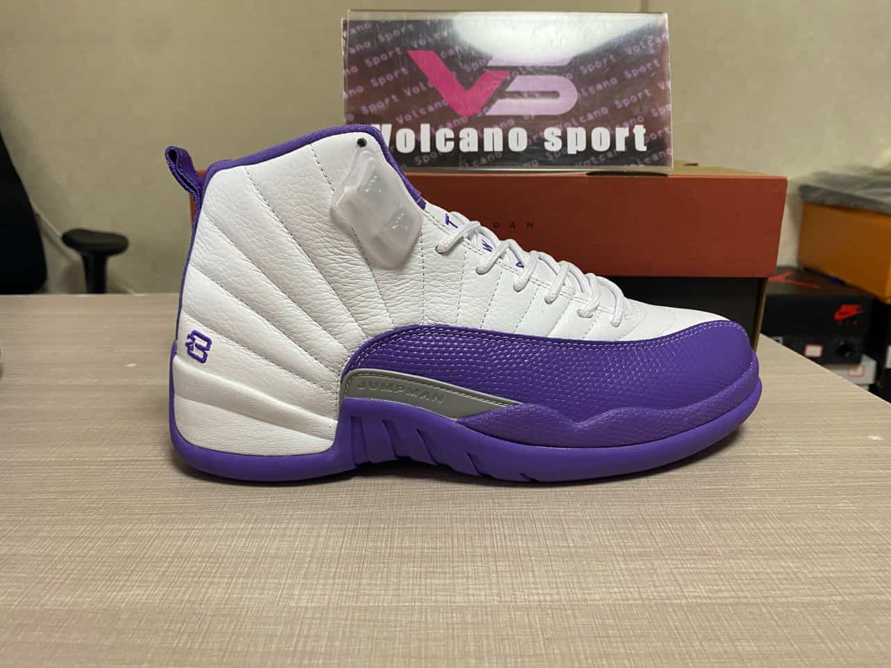 Air Jordan 12 white purple CT8013-150