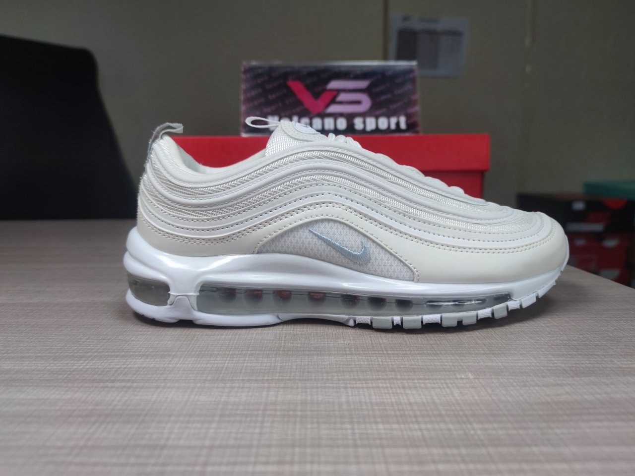 Air Max 97 White Pure Platinum 921733 100
