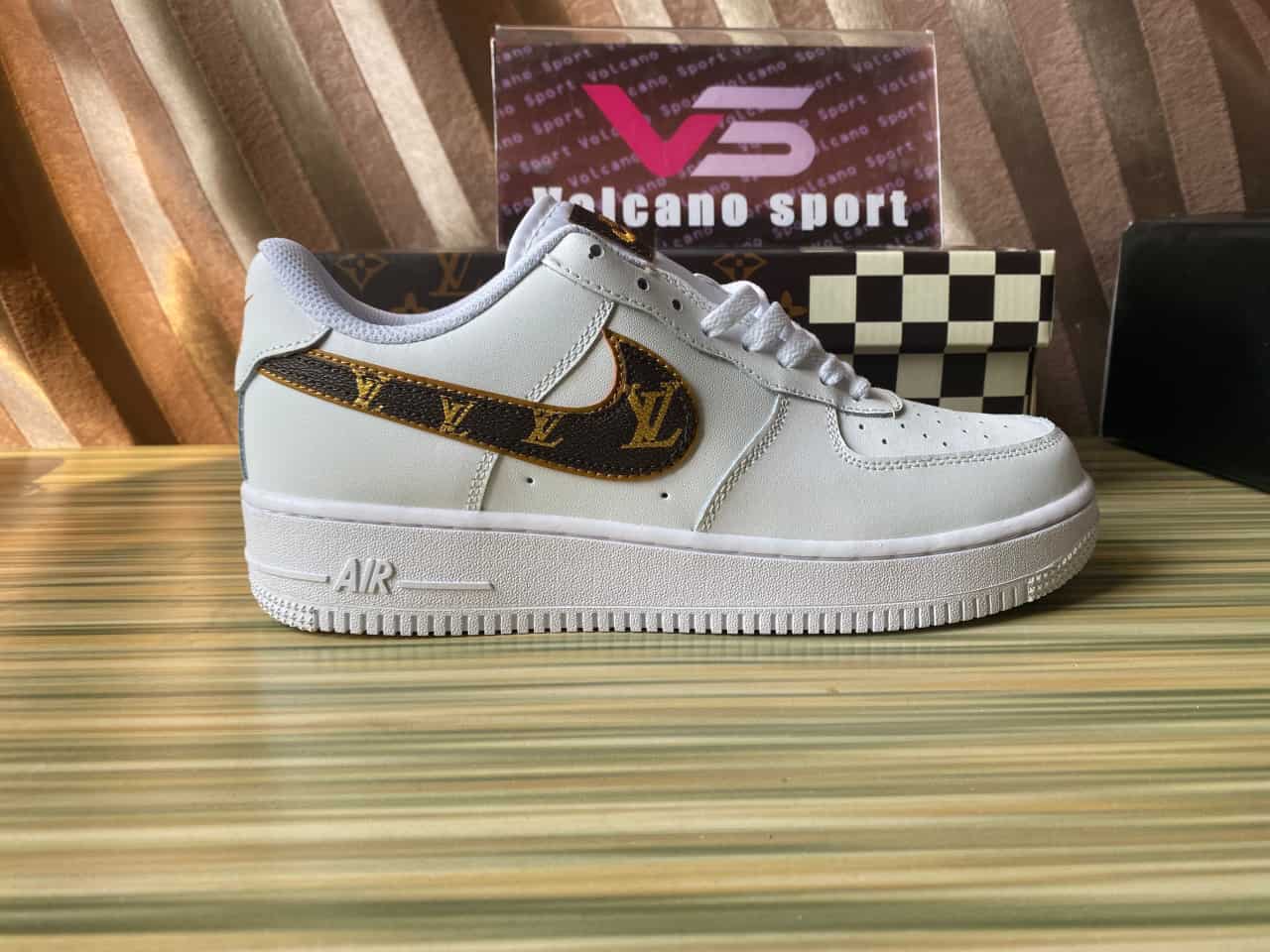 Air Force 1 07 Prm Jdi White Brown AR7719-101