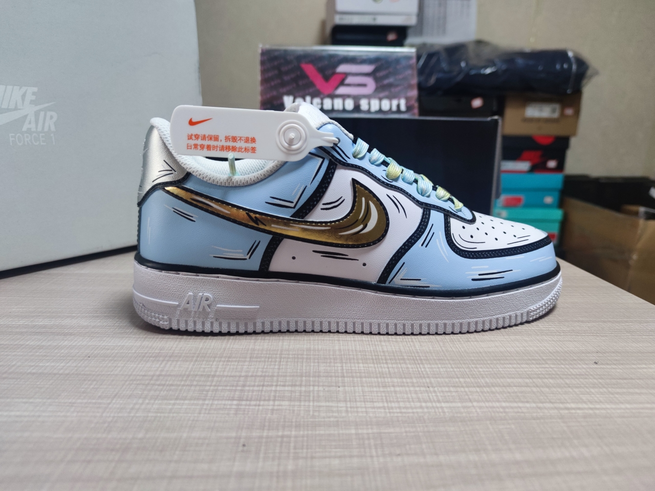 Air Force 1 '07 Blue/White/Gold CW2288 212