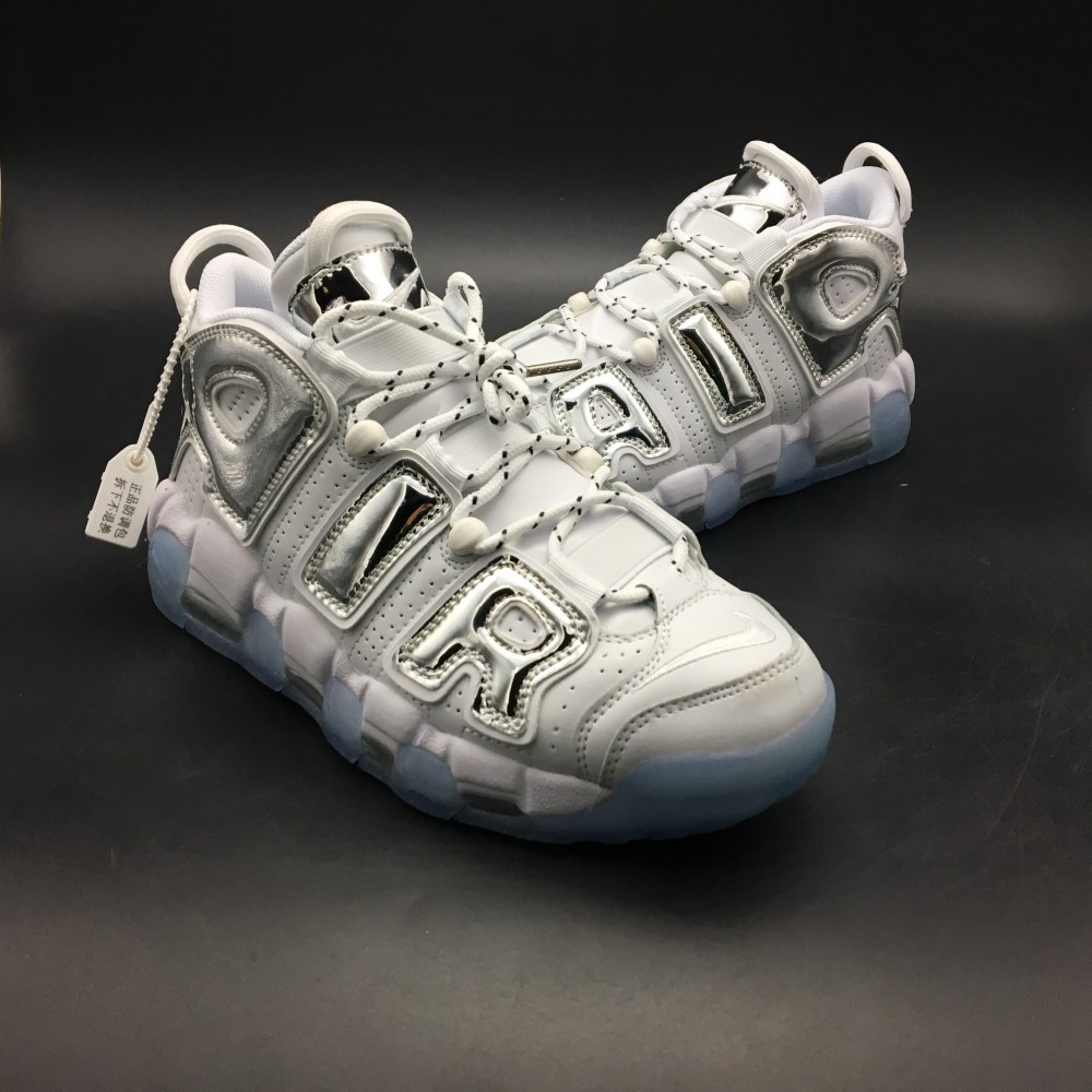 Nike Air More Uptempo Chrome White (Women's) 917593-100