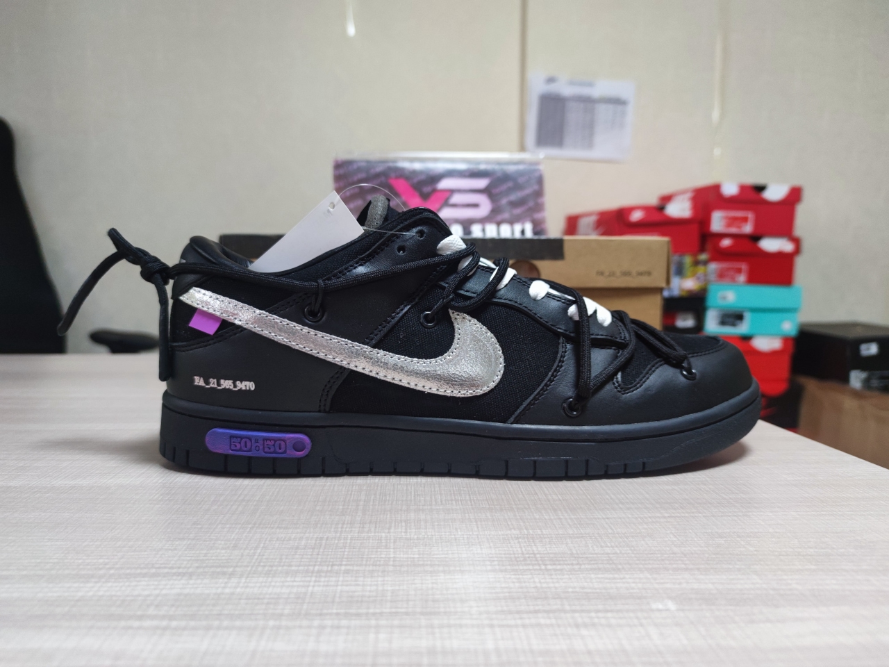 Dunk Low Off-White Lot 50 DM1602-001