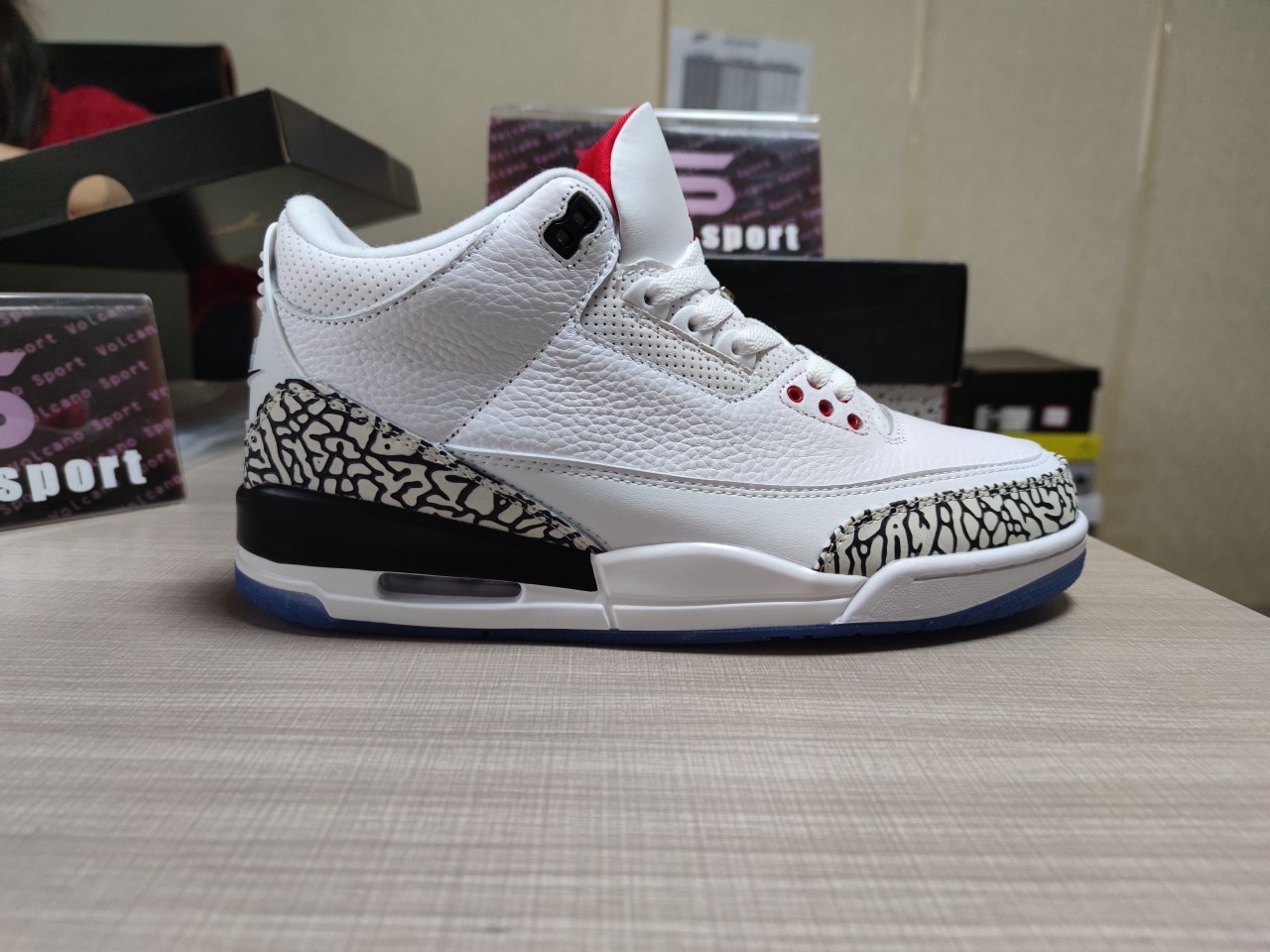 Jordan 3 Retro Free Throw Line White Cement 923096 101
