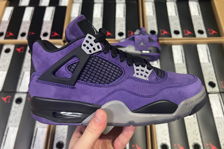 nike Jordan 4 Retro Travis Scott Purple 766296 LN4