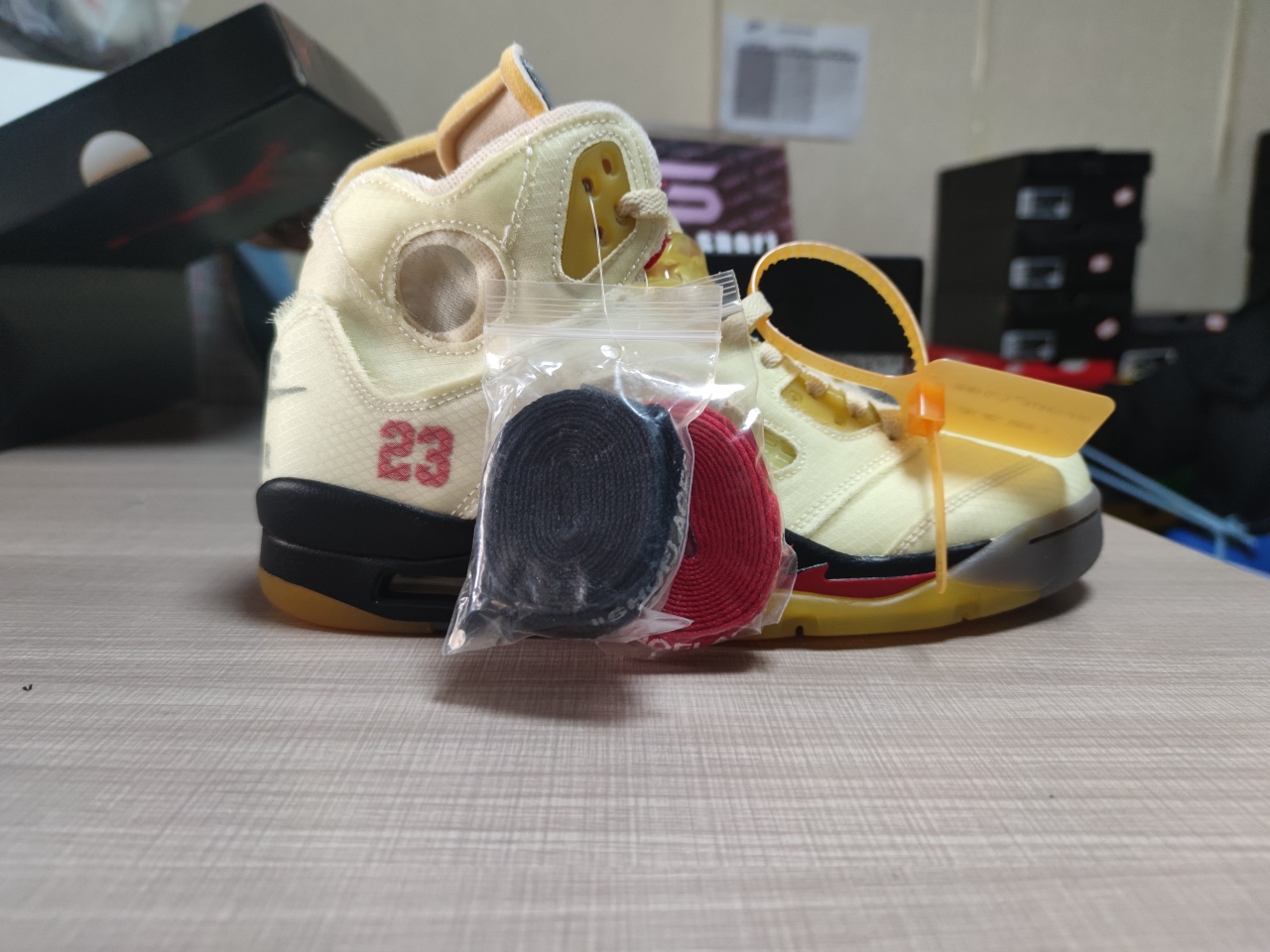 Jordan 5 Retro Off-White Sail DH8565 100