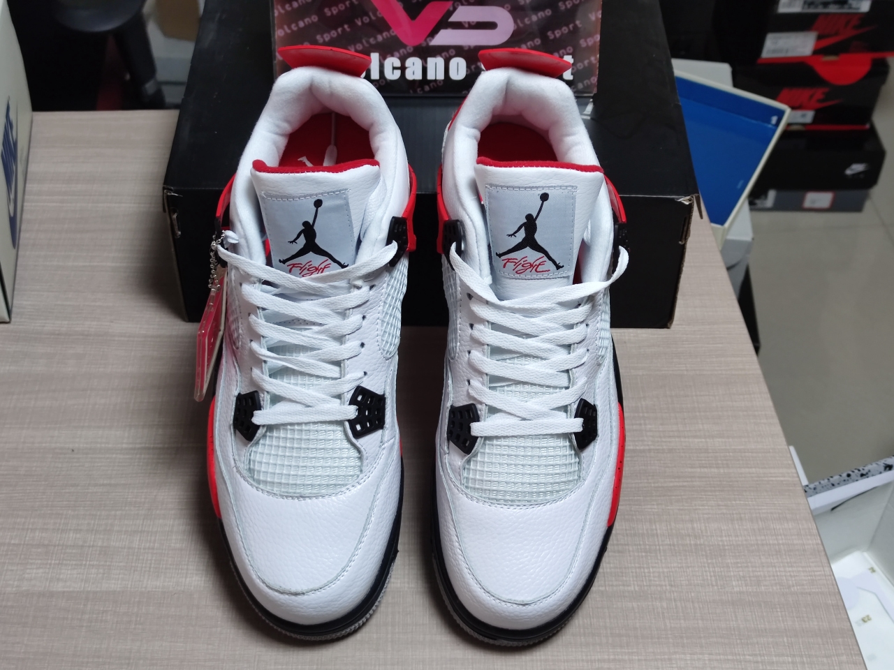 Air jordan 4 Retro Withe Red DH6927 161