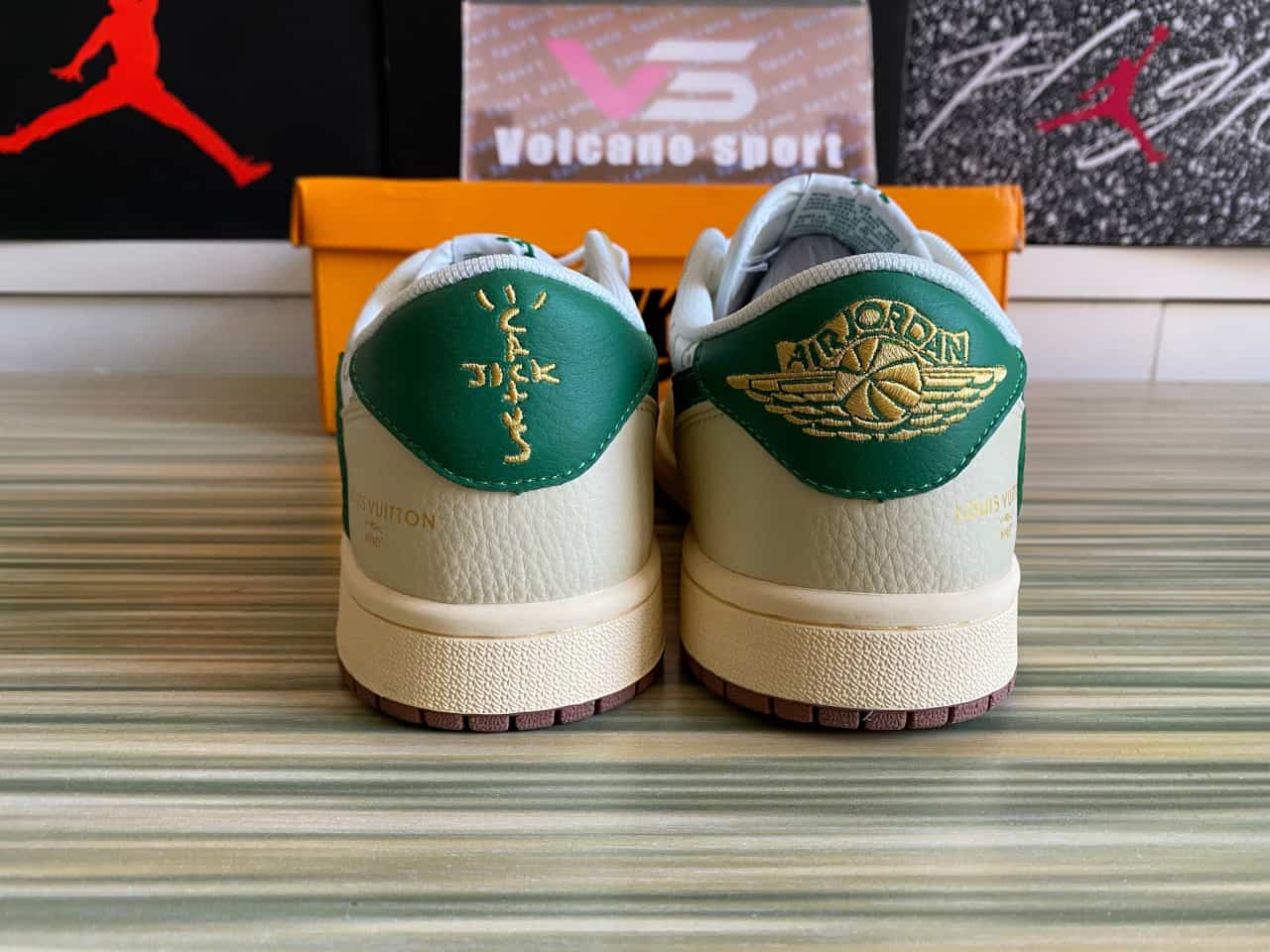 Travis Scott x Fragment Design x LV x Air Jordan 1 Low LX1988-300