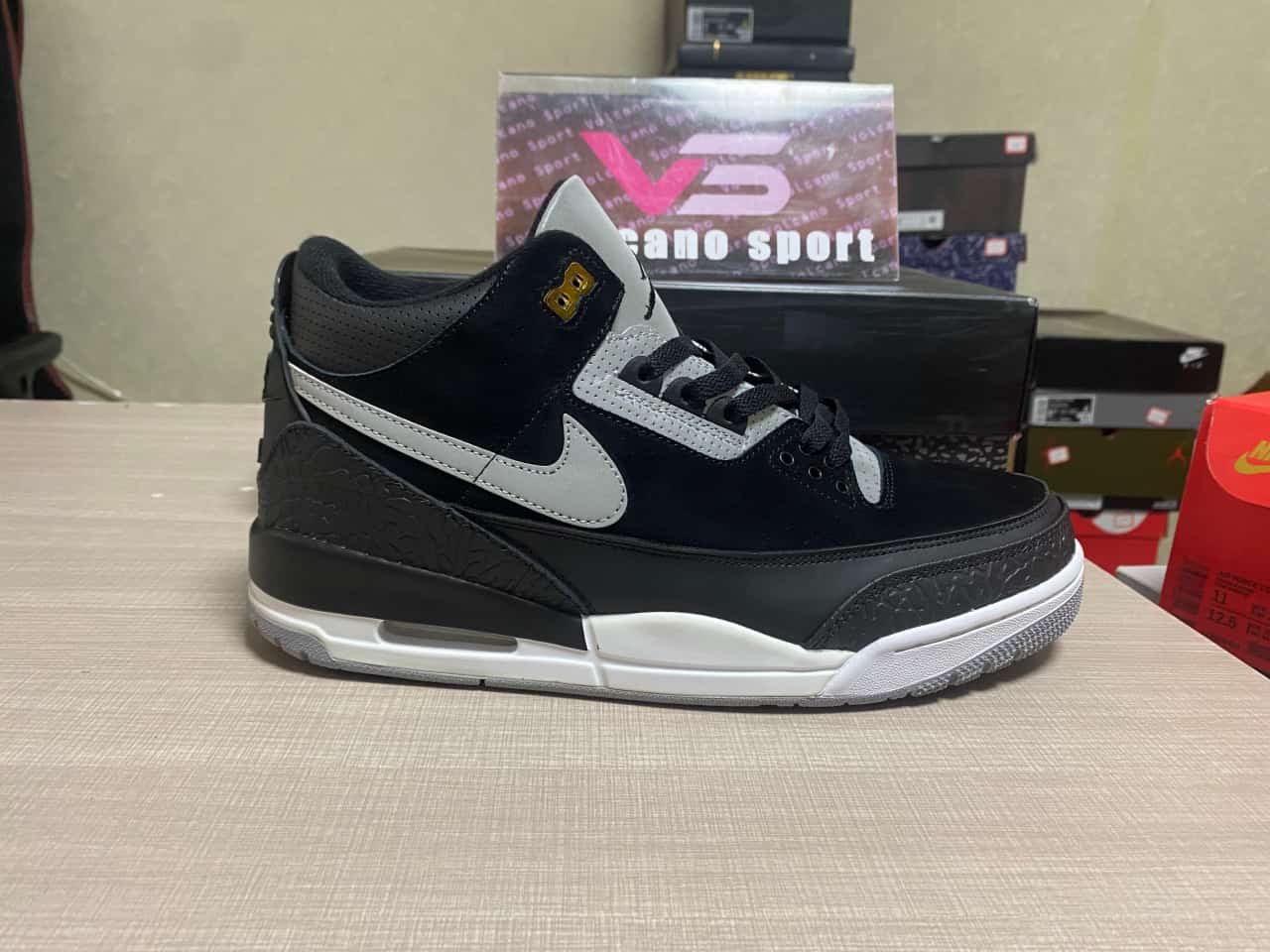 Jordan 3 Retro Tinker Black Cement Gold CK4348-007