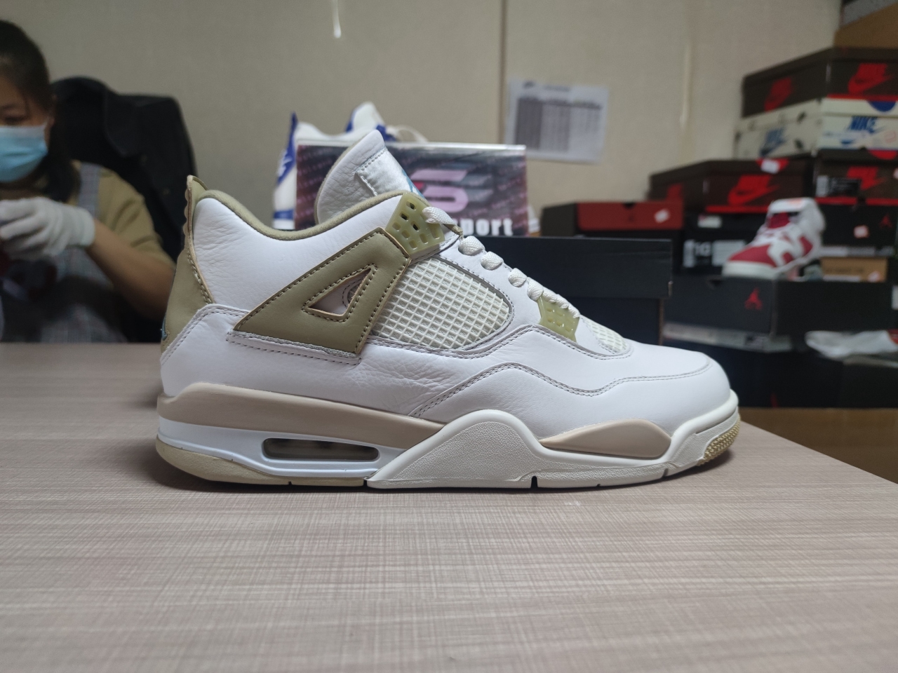 Jordan 4 Retro Sand 487724 118