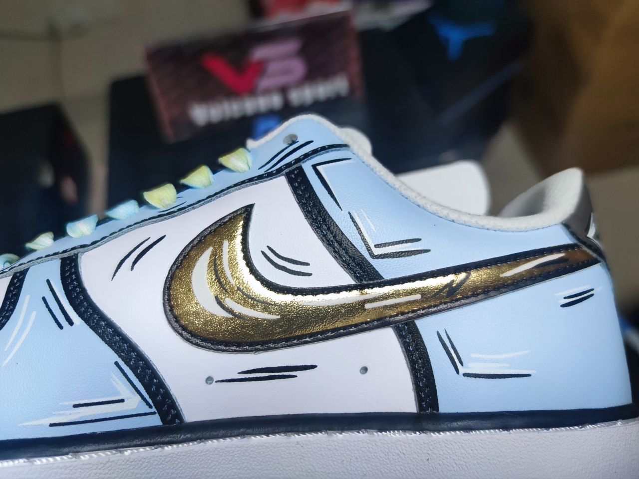 Air Force 1 '07 Blue/White/Gold CW2288 212