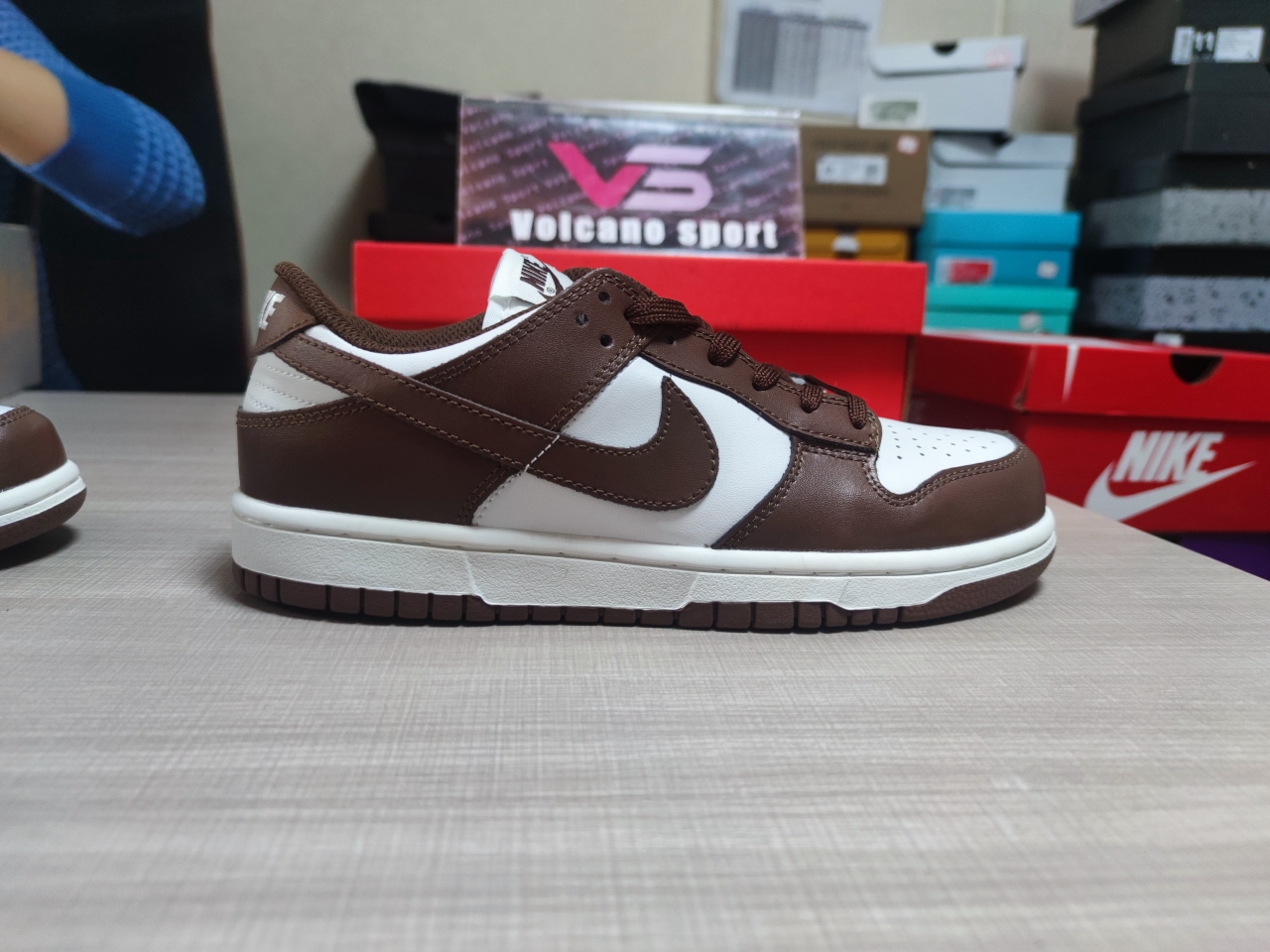 Dunk low Brown/White