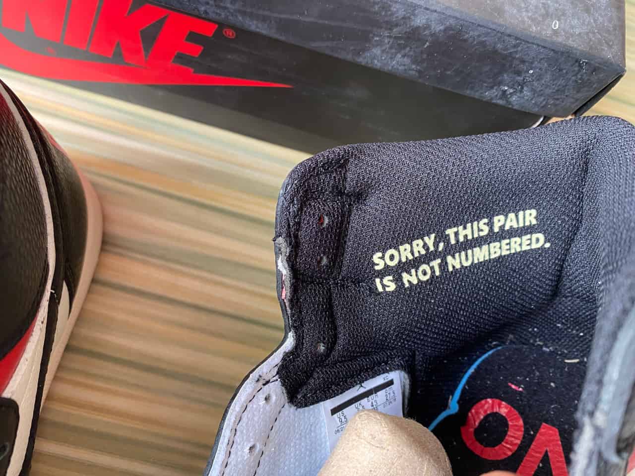 Jordan 1 Retro High Not for Resale Varsity Red 861428-106