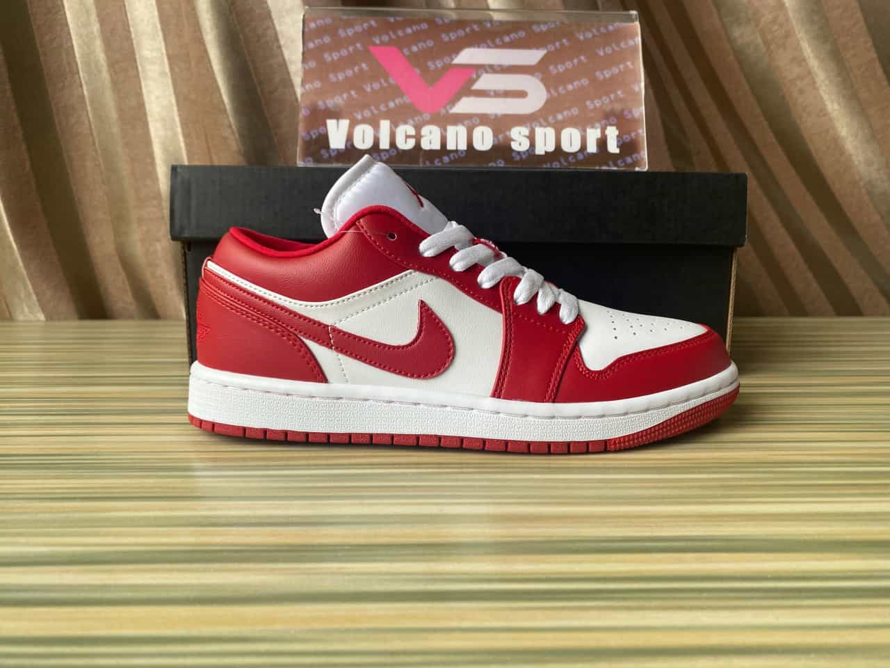 Jordan 1 Low Gym Red White 553560-611