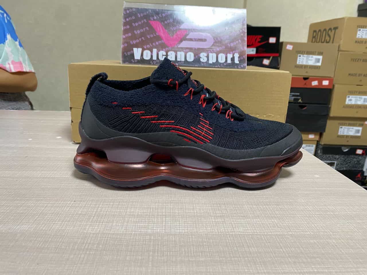 Nike Air Max Scorpion FK Black University Red DJ4701-004