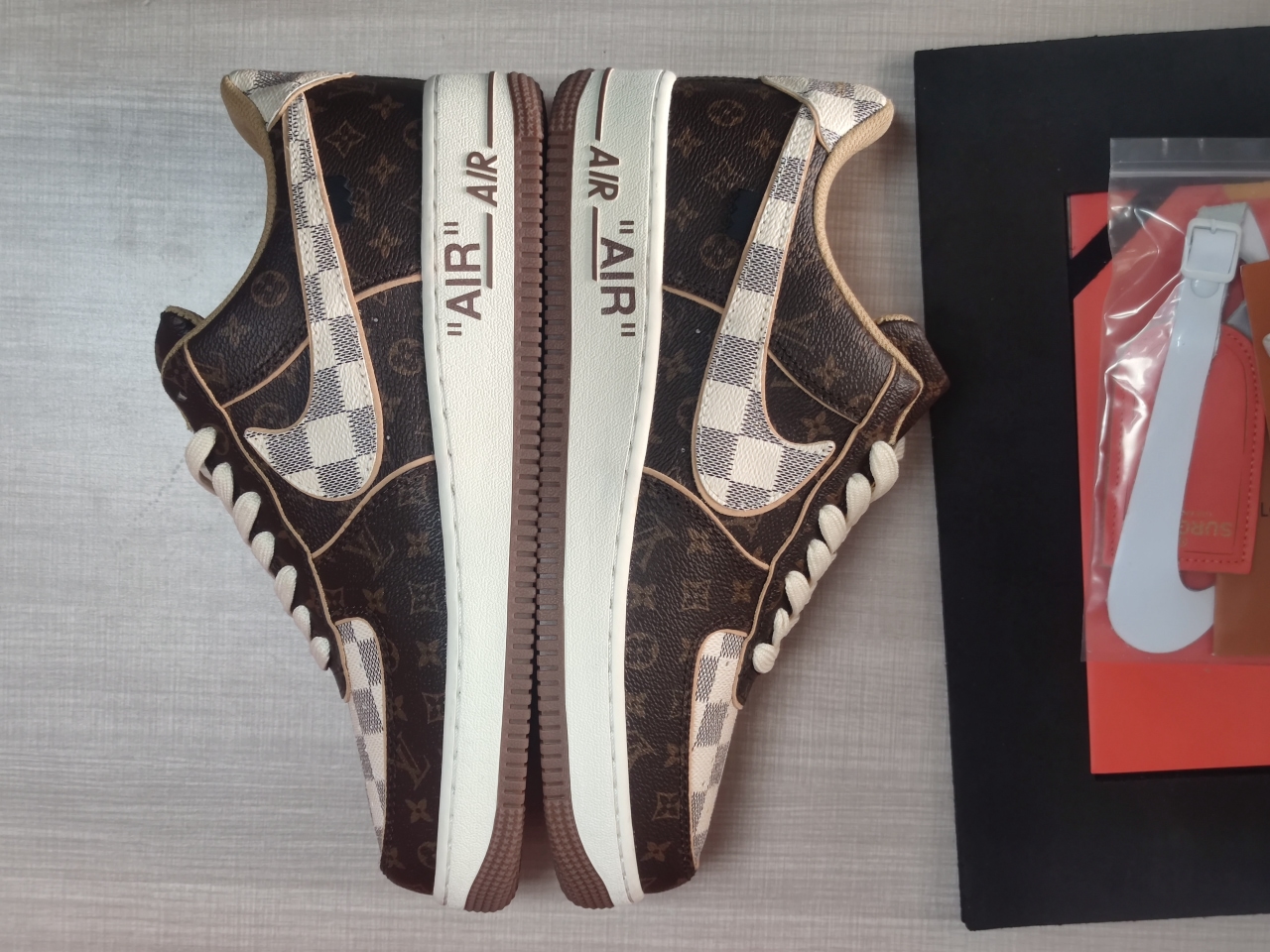 Air Force 1 Low Louis Vuitton Monogram Brown Damier Azur