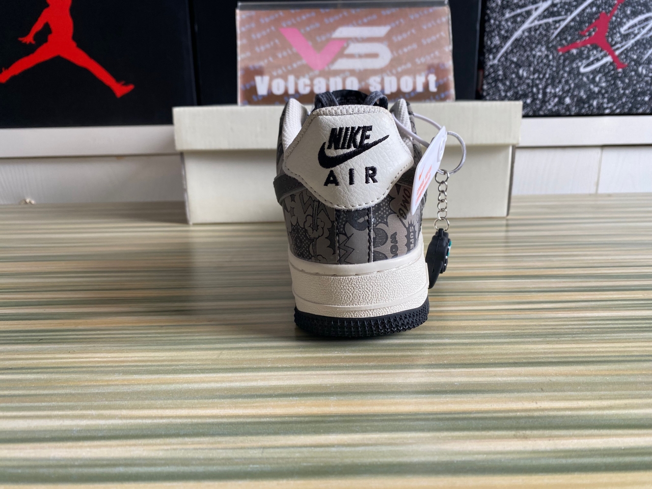 Air Force 1 07 Low Hacker Browm Beige White Black ZG0088-811