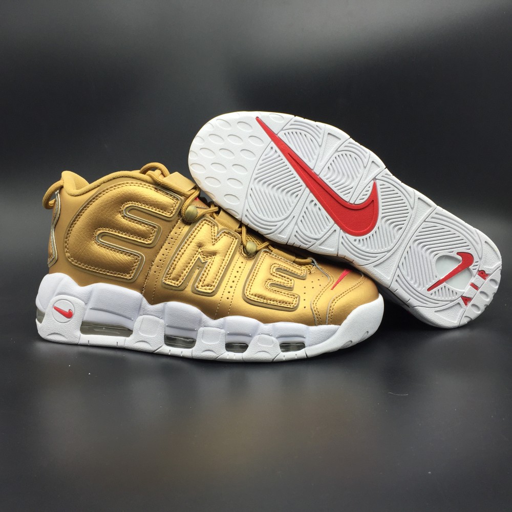 Nike Air More Uptempo Supreme Suptempo Gold 902290-700