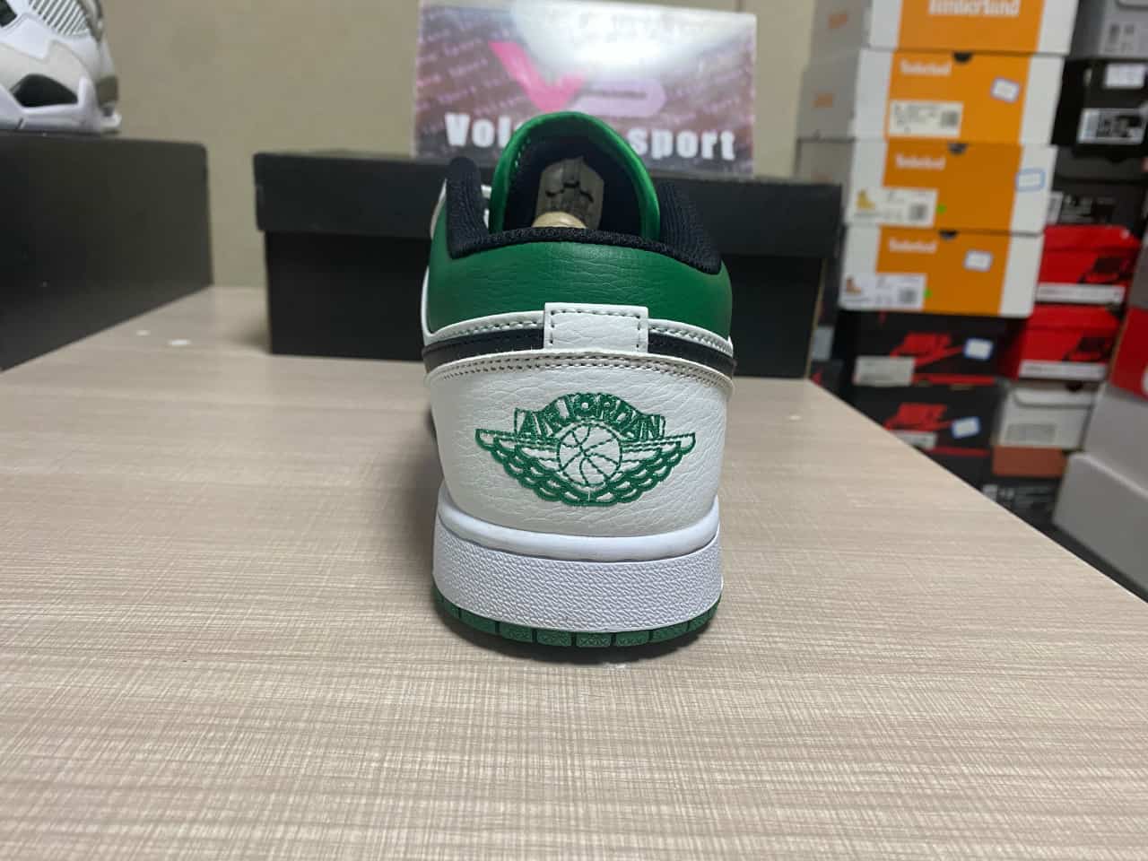 Jordan 1 Low White Lucky Green Black 553558-129