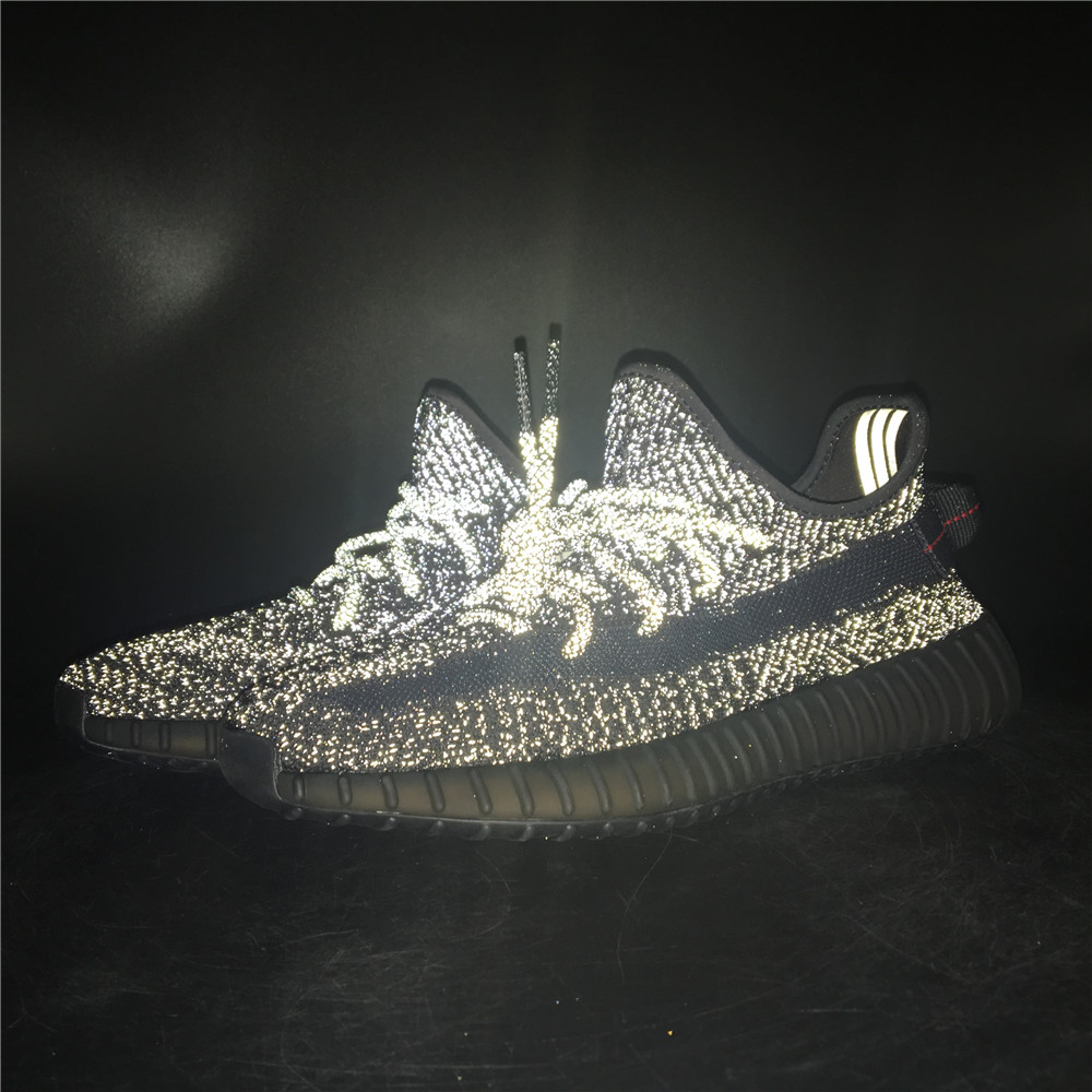 Yeezy Boost 350 V2 Static Black (Reflective)
