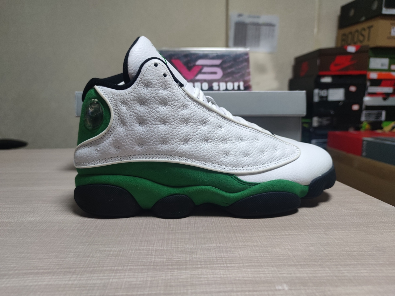 Jordan 13 Retro White Lucky Green 414571 113
