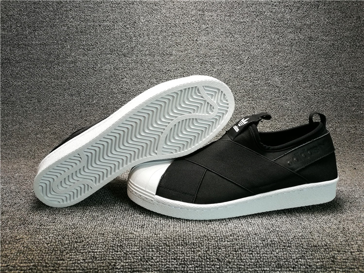 Adidas Superstar Slip-On Core Black Cloud White (Women's) S81337