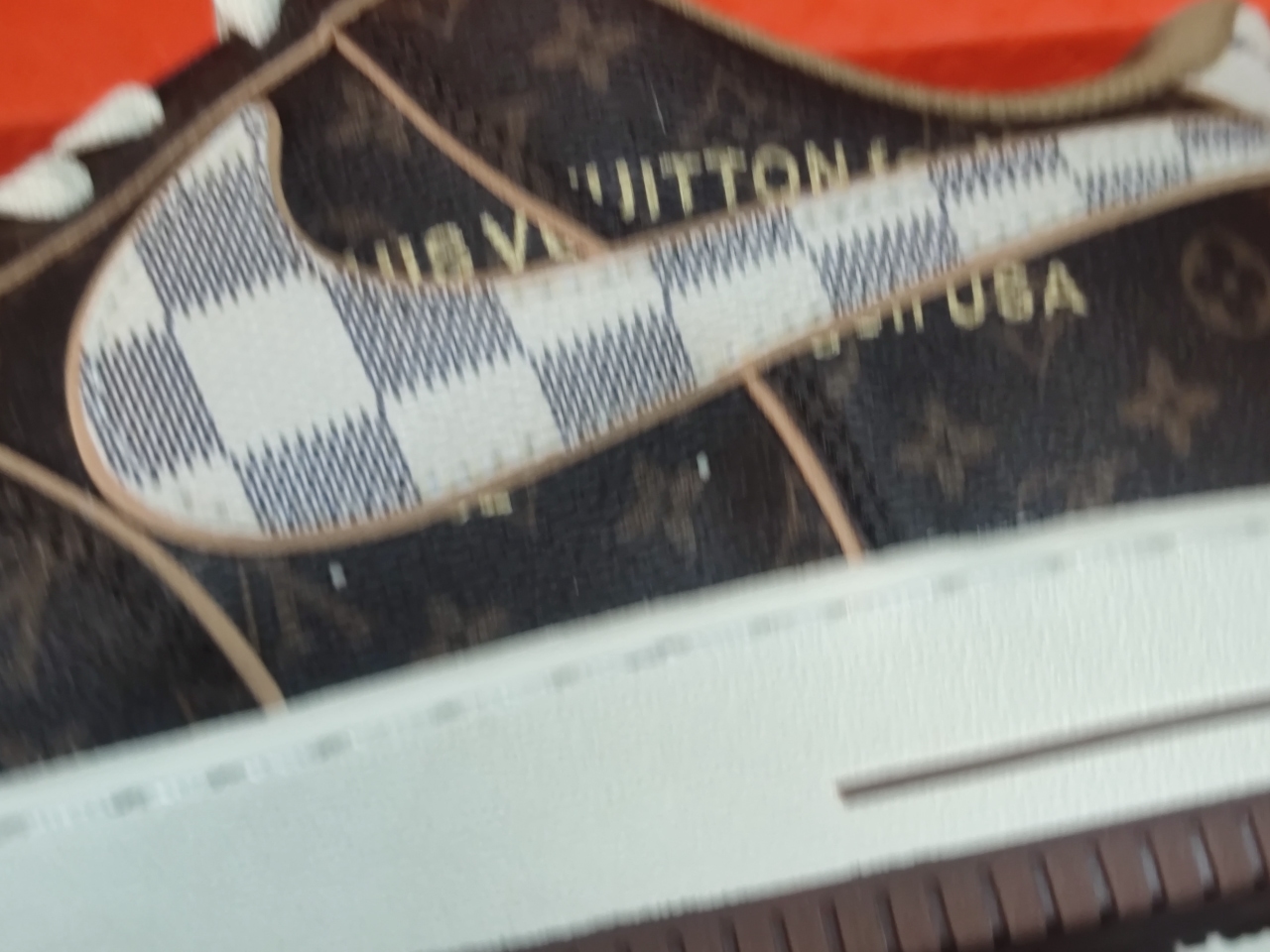 Air Force 1 Low Louis Vuitton Monogram Brown Damier Azur
