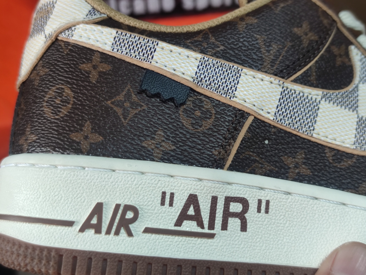 Air Force 1 Low Louis Vuitton Monogram Brown Damier Azur