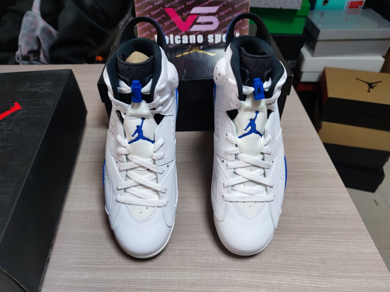 Jordan 6 Retro Sport Blue 384664-107