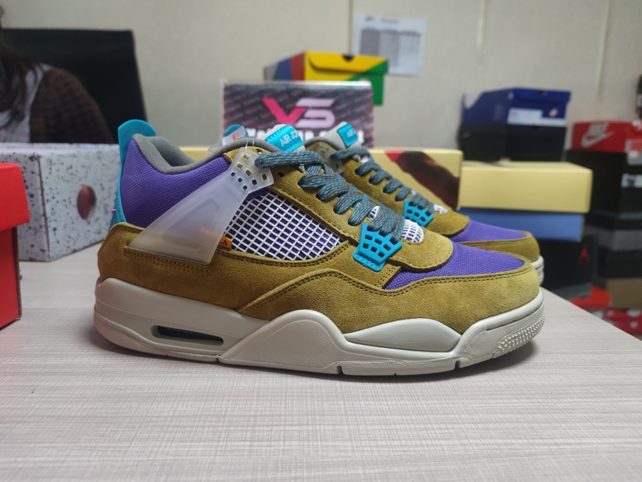 Jordan 4 Retro SP 30th Anniversary Union Desert Moss DJ5718-300