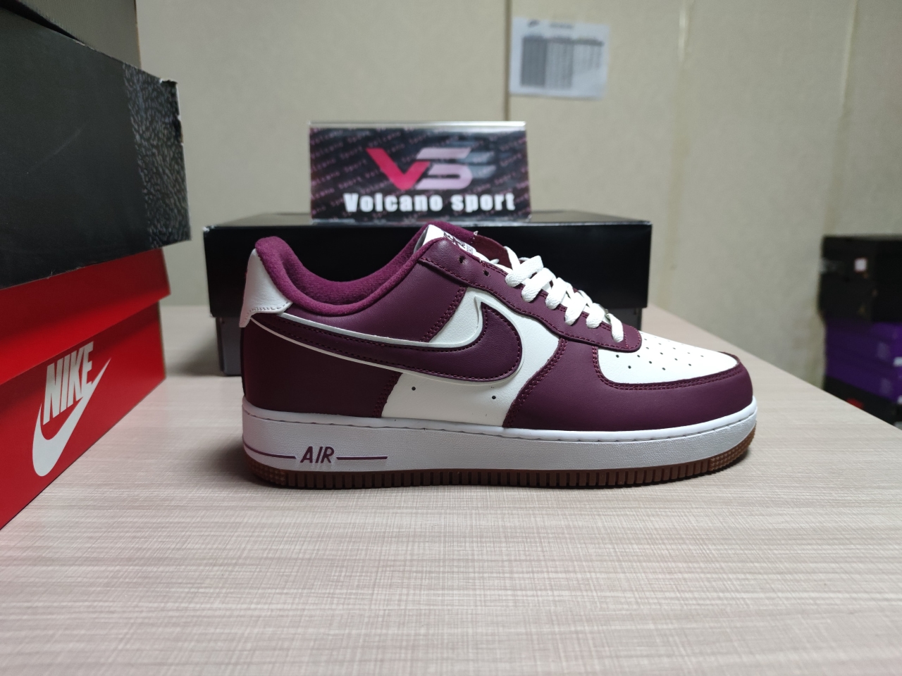 Air Force 1 Low College Pack Night Maroon DQ7659 102