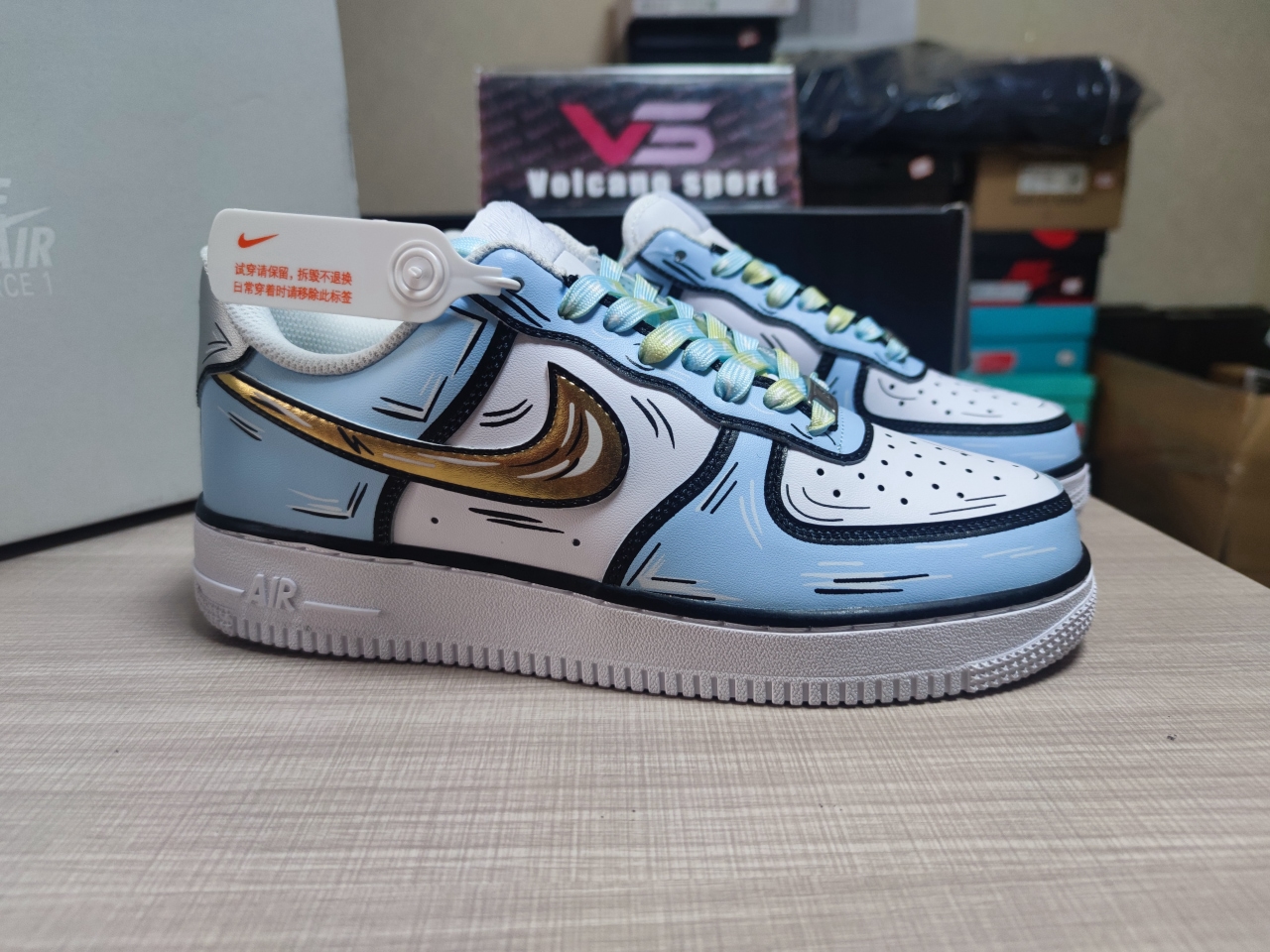 Air Force 1 '07 Blue/White/Gold CW2288 212