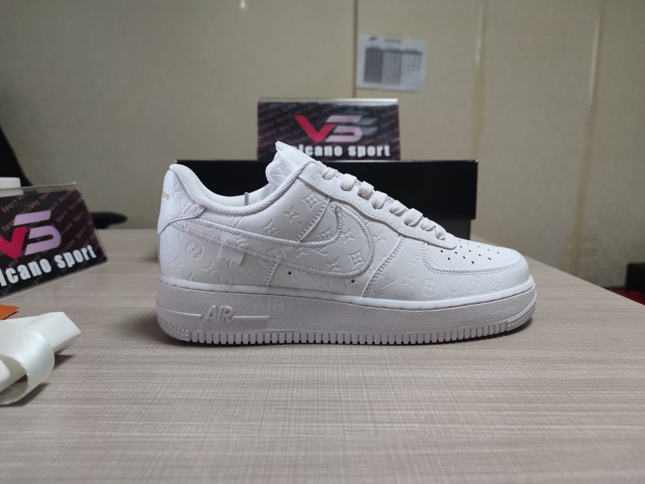 LV x Air Force 1 Low By Virgil Abloh White