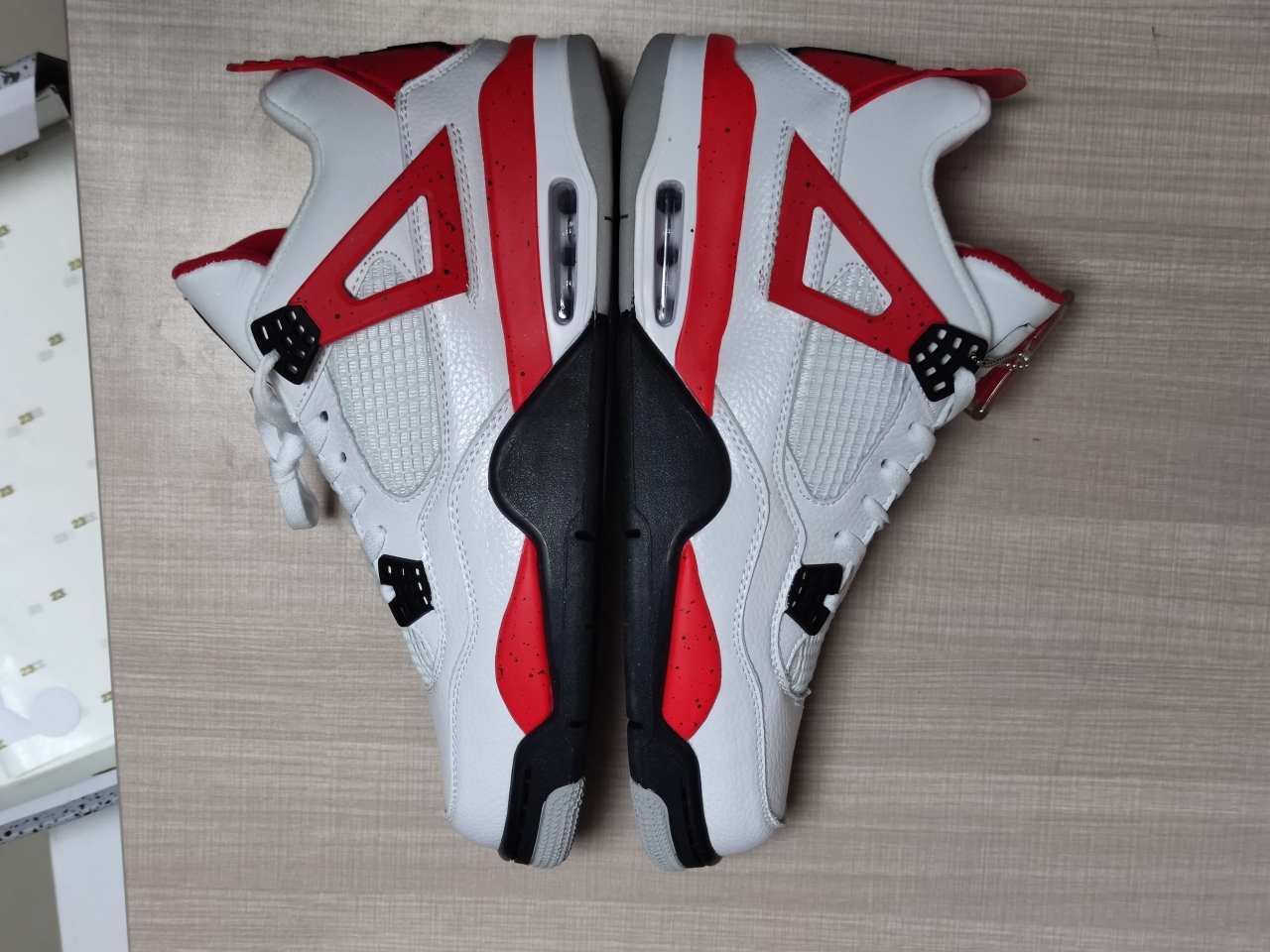 Air jordan 4 Retro Withe Red DH6927 161