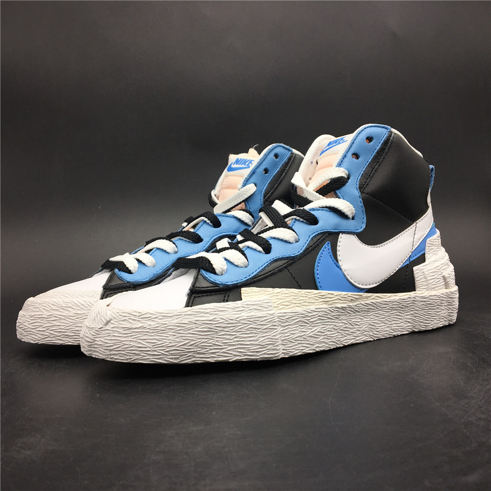 Nike Blazer Mid sacai White Black Legend Blue BV0072-001