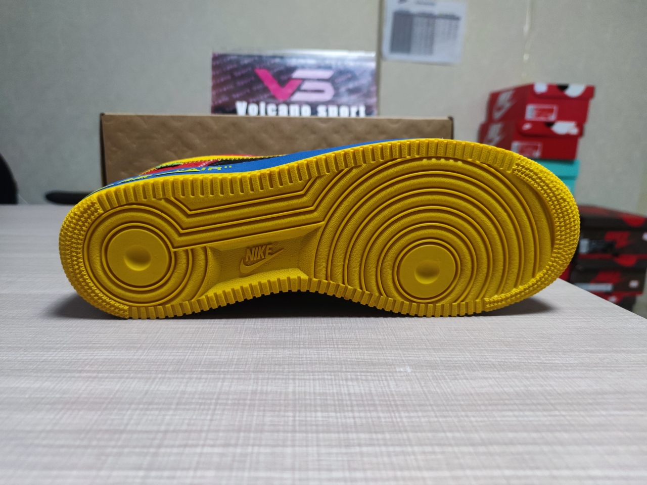 LV x Air Force 1 Low Blue Red Yellow