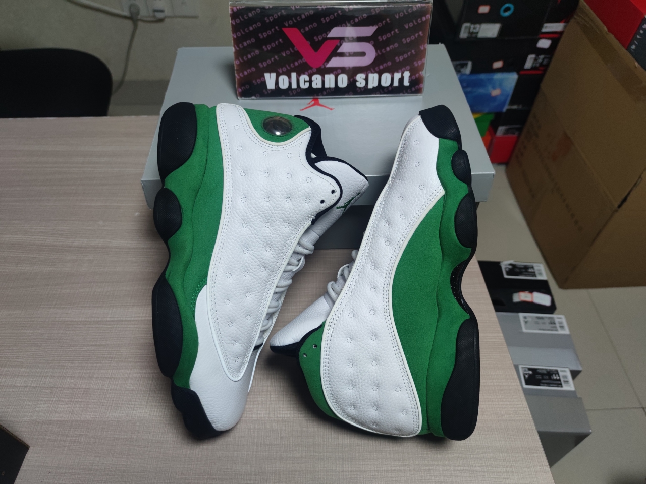 Jordan 13 Retro White Lucky Green 414571 113