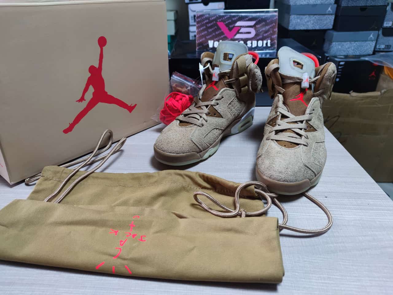 Jordan 6 Retro Travis Scott British Khaki