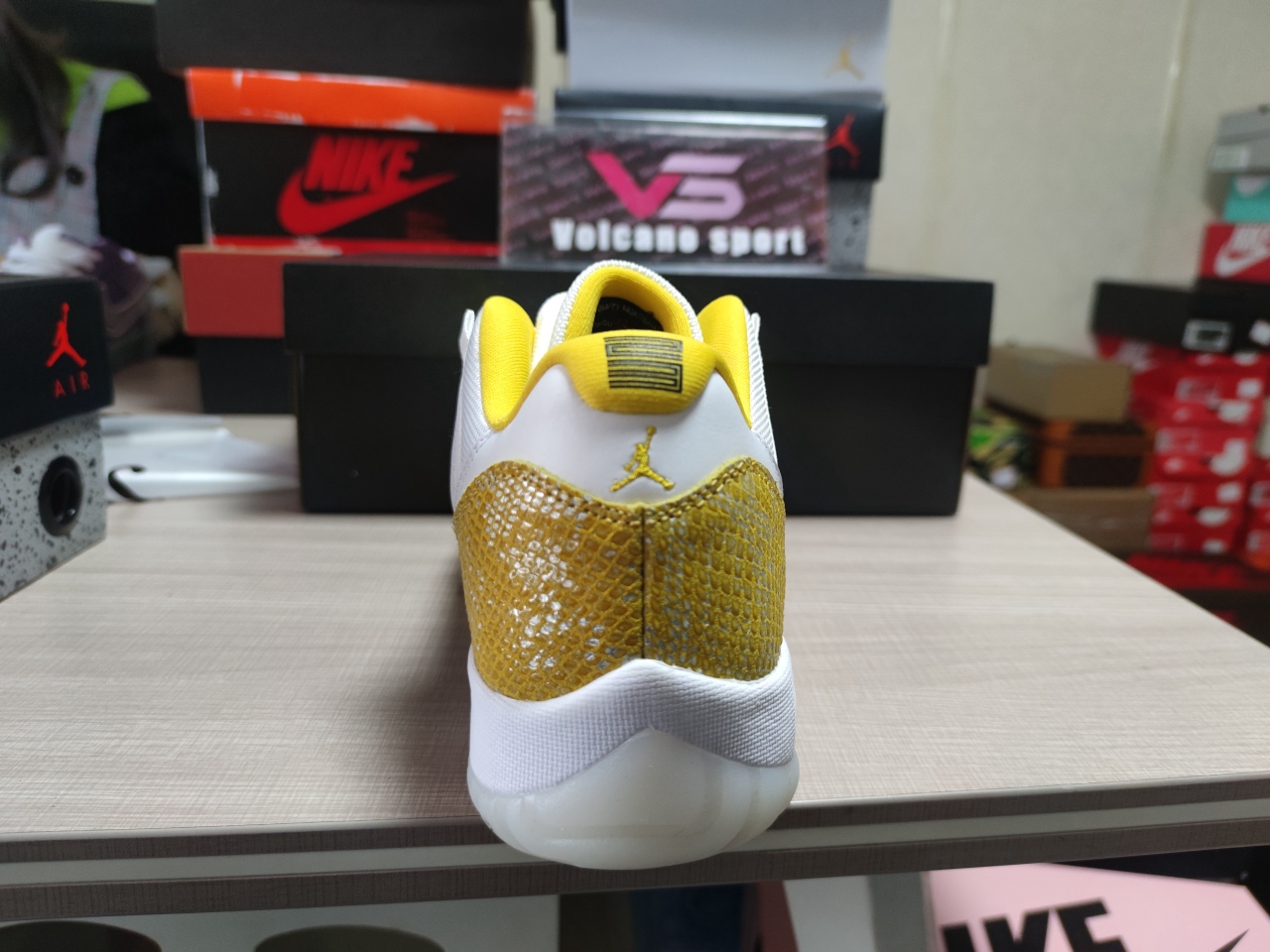 Jordan 11 Retro Low Tour Yellow Snakeskin AH7860 107