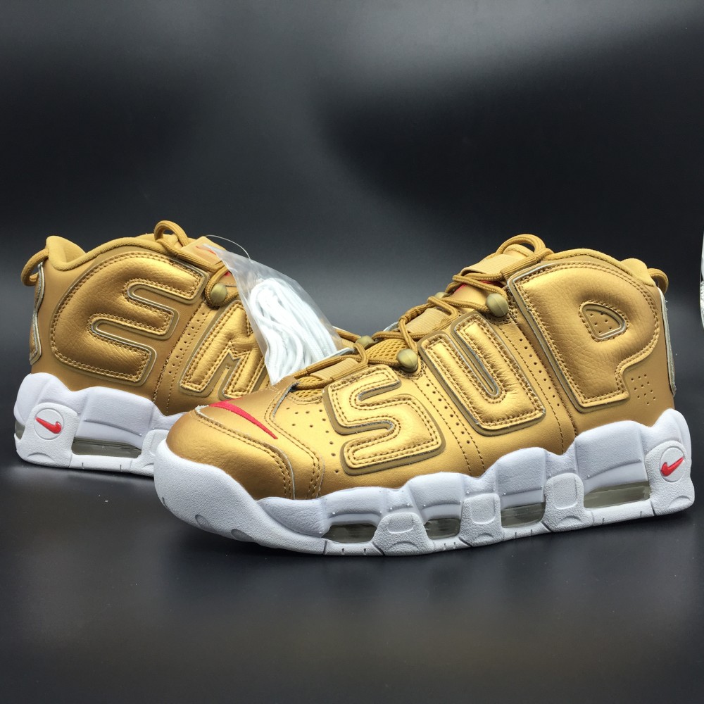 Nike Air More Uptempo Supreme Suptempo Gold 902290-700