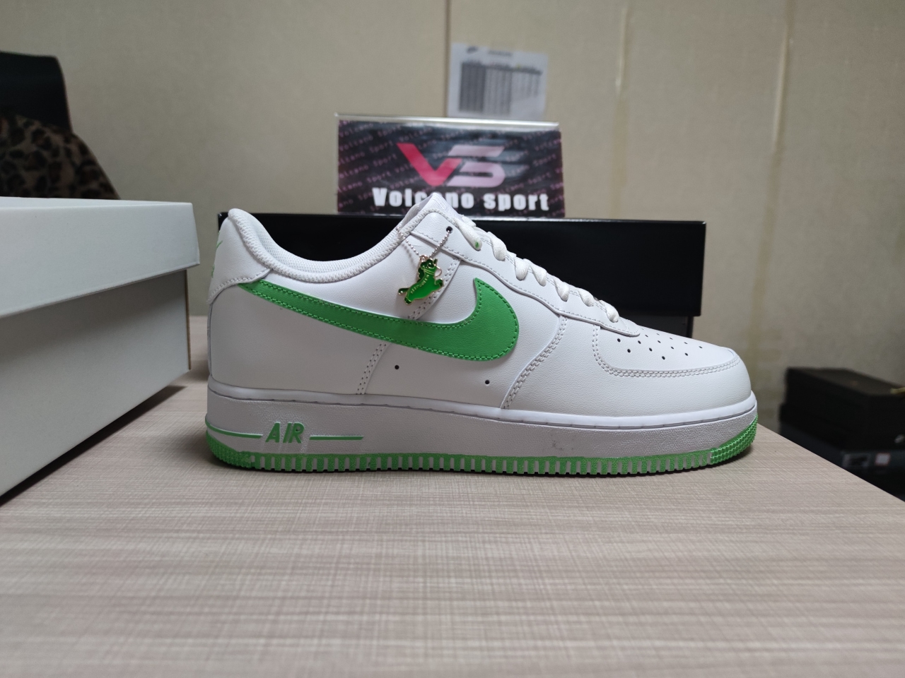 AIR FORCE 1 '07 White green