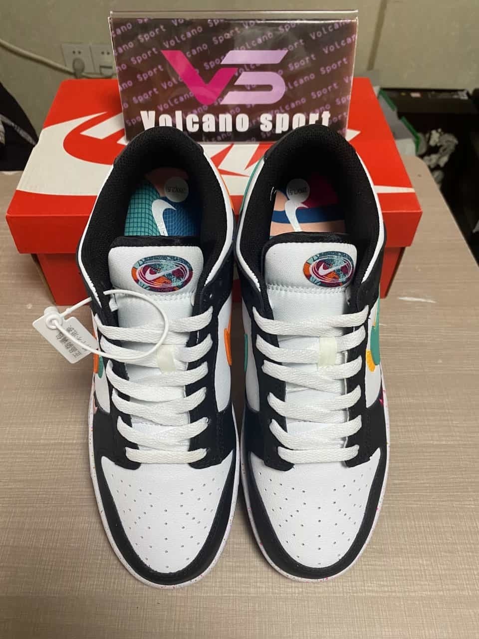 Nike Dunk Low Multiple Swooshes White Washed Teal FD4623-131