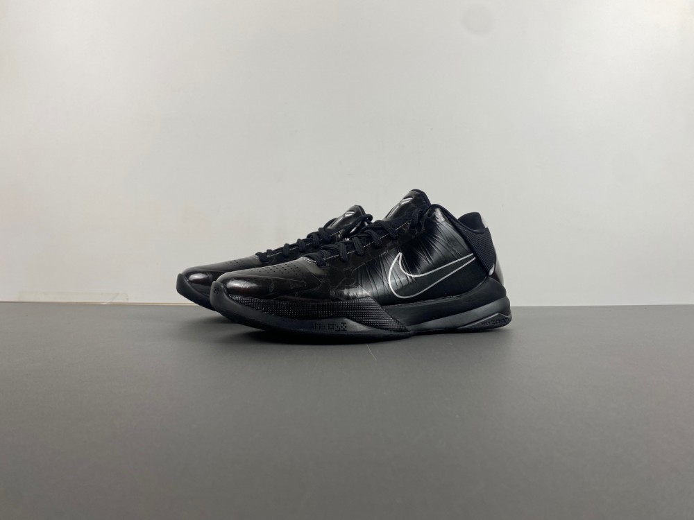 Nike Kobe 5 Blackout Sneakers - Model 386430-003
