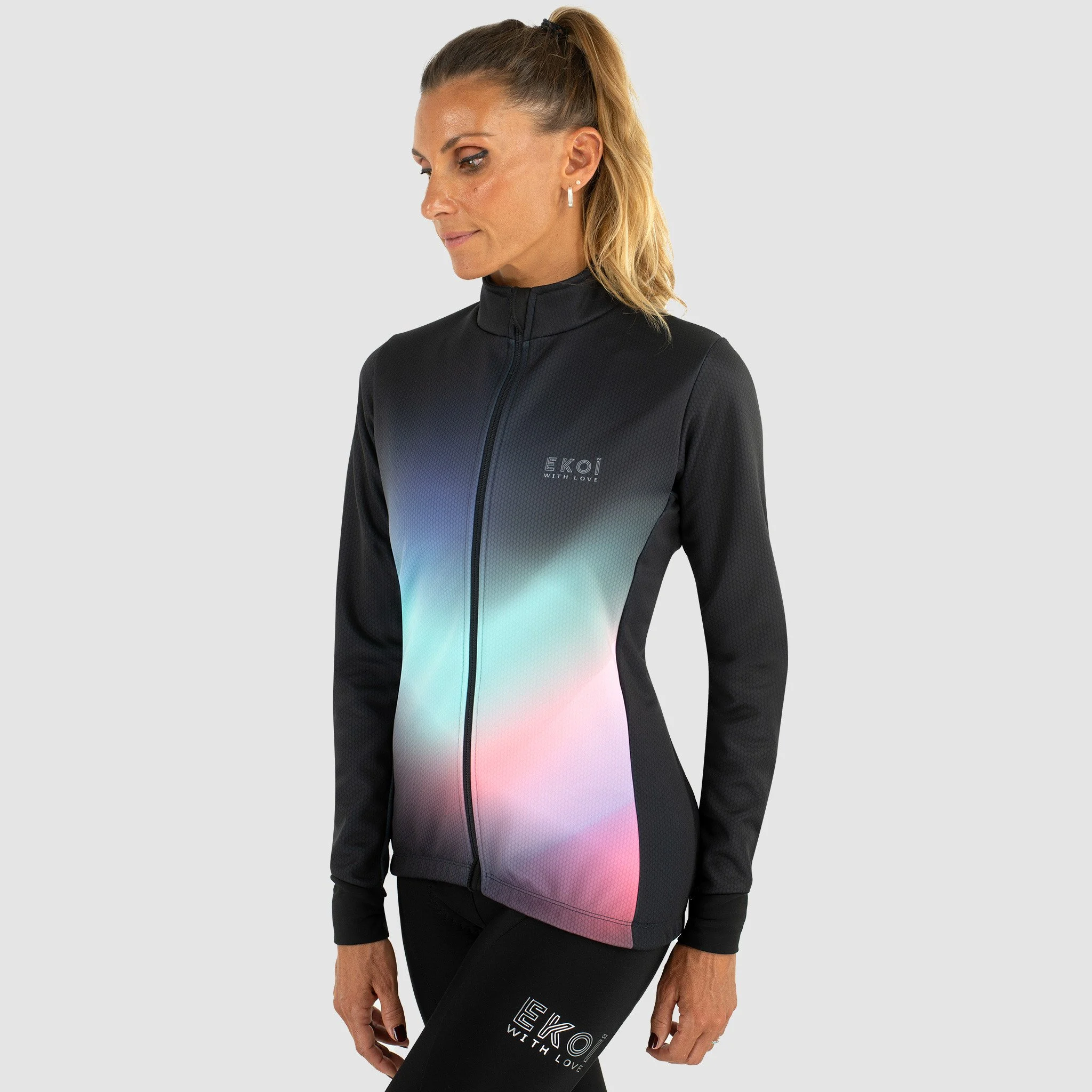 Women Thermal Jacket EKOI AURA Green