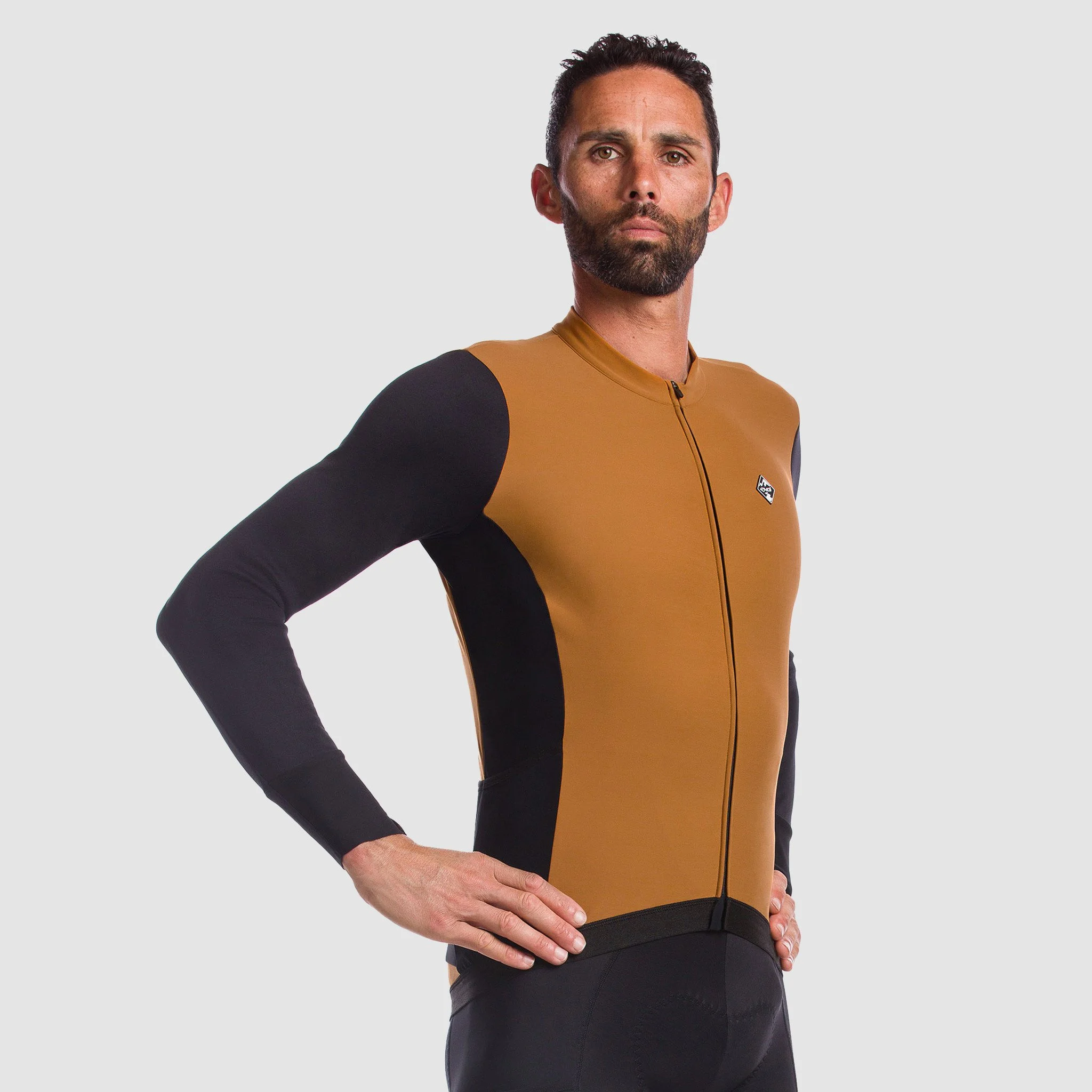 EKOI Gravel Cordura caramel unisex winter jersey