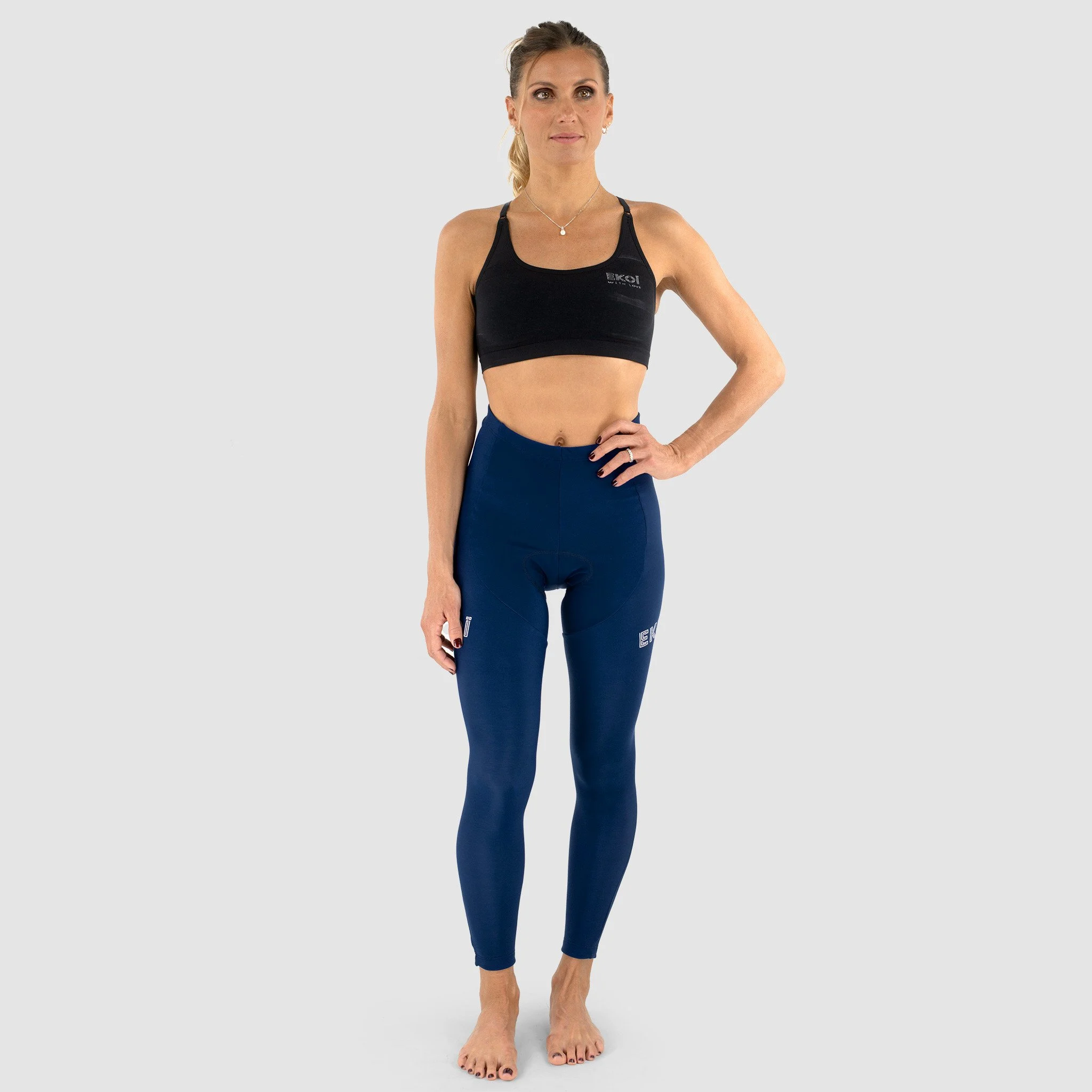 EKOI CORE Women's Marine Blue Bib Tights